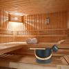 7L Aluminum Sauna Bucket and Ladle Set Sauna Bucket and Long Handle Ladle Accessories for Sauna Stea_m Room view 4