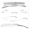 ABETOS Slim Rimless Reading Glasses for Men Women Silver Ultra Thin Mini Eyewear Frameless Pocket Readers with Portable Metal Pen Case for Travelling+1.5 view 3