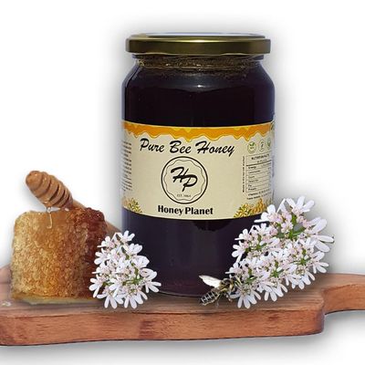 Coriander Pure and Raw Honey from ECO/BIO Area Unheated,Unpasteraised,Unfiltered Coriander Mountain Honey harvested in our own Bee Farm (Large, 1000, gram)