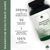 Magnesium Bisglycinate - 200mg Elemental Magnesium per 3 Capsule Dose - High Absorption, Sleep & Relaxation Support - 90 Vegan Capsules - Made in The UK by G&G Vitamins view 2