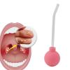 Tonsil Stone Vacuum Tool, Anglular Cleansing Tonsil Stone Removal Tool Reduce Bad Breath for Oral Hygiene (Pink) view 3