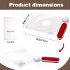 5X Magnifying Sheet for Reading, Fresnel Lens Magnifier Anti-Glare to Reduce Eye Strain, Perfect Handheld Tool for Kids Seniors and Low Vision Persons (Gray) view 4