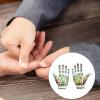 1/2 Set Hand Reflexology Gloves - Hand Spa Reflexology Tools Tutorial Reflexology Gloves | Acupunture Point Massage Gloves view 2