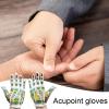1/2 Set Hand Reflexology Gloves - Hand Spa Reflexology Tools Tutorial Reflexology Gloves | Acupunture Point Massage Gloves view 3