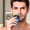1/2 Nose Trimmer - Rechargeable Trimmer, Ear Grooming Clippers | 2 in 1 Eyebrow Groomer with Guard, Long-Lasting Ear Grooming Clippers, Hair Clipper for Cleansing,Black, Blue, Abs, Stainless Steel view 3