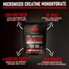 Creatine Monohydrate Powder by Stronglife - 1000 Grams (1kg), 200 Servings at 5 Grams, Micronised, Pure 200 Mesh, Unflavoured - Enhances Muscle Performance Power & Recovery (1000 Grams (1kg)) view 2