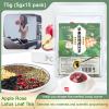 Apple Rose And Lotus Leaf Detox And Health-Preserving Tea, Apple Rose Louts Leaf Tea, Rose And Leaf And Health-Preserving Tea for Help You Shape The Perfect Body Curve (45Pcs) view 2