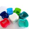 dijiusidy Denture Bath Box Plastic Tool Mouth-guard Artificial Tooth Holder Lightweight Convenient False Teeth Case Using Supplies, Fruit Green view 4