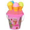 BargainsMania Ice Cream Cones Bucket - Let Your Kids Make a Variety Of Cool Ice Cream Cones With This 11 Iece Ice Cream Beach Pail Set. view 1