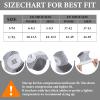 2 Pairs Plantar Fasciitis Socks, Professional Ankle Compression Socks Functional Socks for Neuropathy, Neuro Socks for Men Women Ankle Support for Sprained Ankle for Sport Arthritis Pain Relief-L view 2