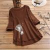 WILLBEST Womens Tops Size 16 Women Jackets Ladies Women Shirts Football Shirts Mens Kimono Tunic Blouse Lapel Collared Lined Women's Coats Summer Blanket Scarf mesh Tops for Cotton Jumper Dress view 3