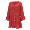 Ladies Black Jumper Casual Work Raincoat Floral Womens Trouser Suits for Wedding Guest Shirt Dresses for Women Backless top Pullover Blouse top Thanksgiving Gifts Gothic Jumper Personalised view 3