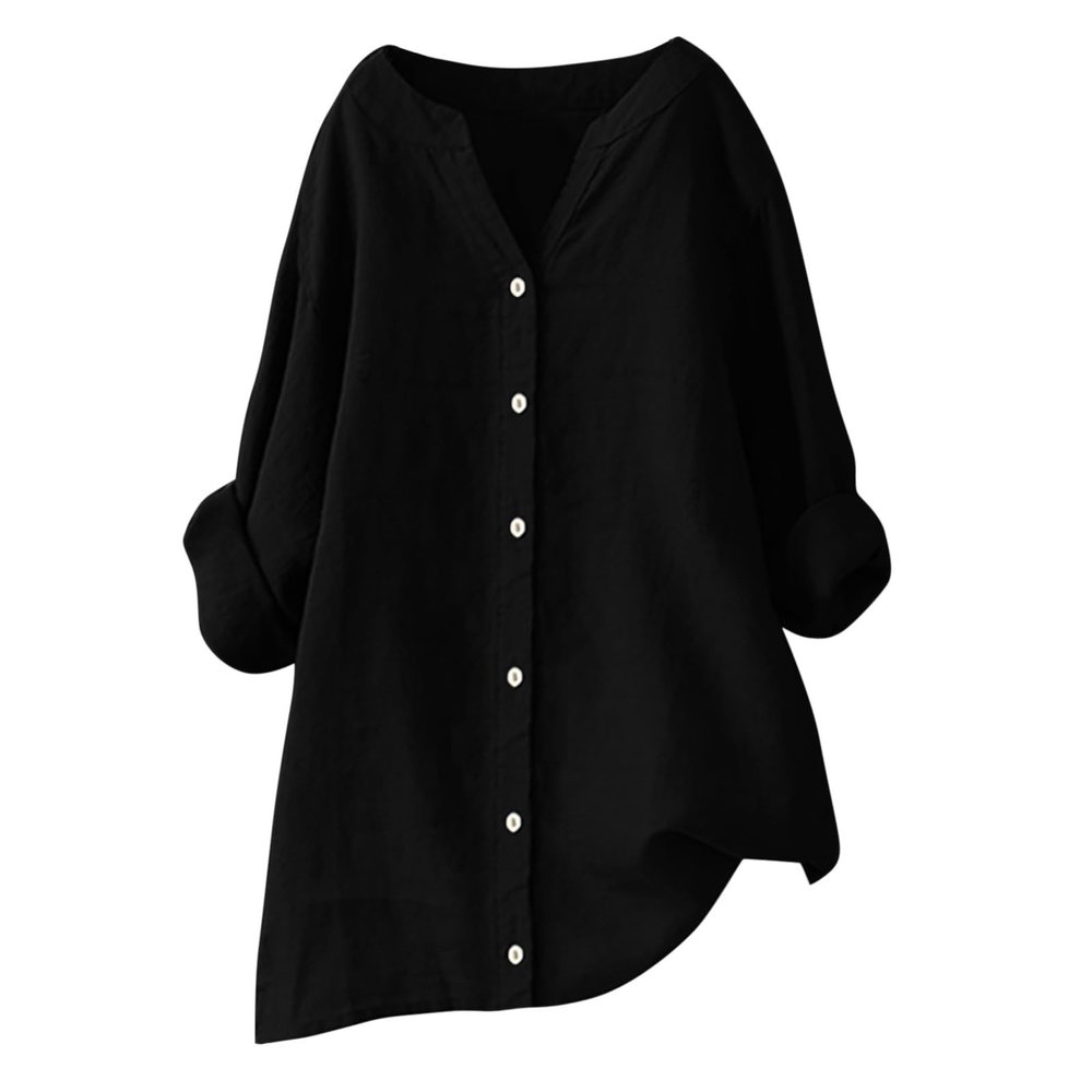 Womens Knitwear Collar Zip up Linen Jumper Women Plaid White Hoodie Womens Ladies Long Sleeve t Shirt Plus Size Linen Jacket for Women 24-26 Pullover Blouse Quarter Zipper Collar Long