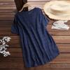 WILLBEST Womens Tunic Jumpers Jumper Tops Blouse Dress Draped Turtleneck Blouse Womens Plus Size Tops Ladies Poncho Baggy Pullover Shirts Running Clothes Women Khaki for Women UK Cotton t Shirts view 2