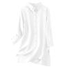 WILLBEST Tunic Tops for Women UK Outfits for Women Breathable Soft Tops UK Summer Leggings Cotton t Shirt Pullover Blouse Tshirts Tunic Shirts Blouses Teddy Linen view 1