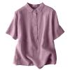 Summer wear for Women Women Coats Summer Tunic top Oversized Shirt Dress Cotton Jumper Men Puff Long Sleeve Hooded Sweatshirts Shirt Blouse Eyelet lace Women's Long Sleeve Tops Womens view 1