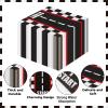100Pcs Race Car Party Napkins Disposable Black and White Checkered Paper Napkins Race Car Birthday Party Supplies Racing Car Party Lunch Napkins for Baby Shower Birthday Party Decorations view 2