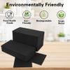 100 Pack Black Paper Napkins, Disposable Linen-Feel Guest Towels Cloth-Like Hand Towels, Soft, Absorbent, Paper Hand Napkins for Kitchen, Bathroom, Parties, Weddings, Dinners - 12" x 17" view 3