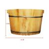 UYDJAKX Natural Wooden Footbath Bucket,Pedicure Basin Foot Bath Barrel Binaural Wood Non-Cedar Wood Pedicure Basin Foot Washing Barrel Wooden Barrels lofty ambition hopeful Star of Light view 3