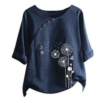 Women's Cotton t Shirts Cream Cardigans for Women UK Pullover Jumper Pink Checked Shirt Womens Gilet Cotton Printing Kimonos Long Sleeve Jersey Summer Clothes Women Ladies Cardigans Womens