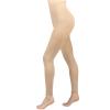 Compression Pantyhose for Women, 20-30 mmHg Footless Medical Compression Stockings, Waist High Opaque Graduated Support Compression Hose Tights for Edema, Varicose Veins, Swelling, Beige, Large view 1