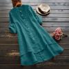 WILLBEST Gym Tops Women Zip Front Summer Dresses Cotton t Shirt Summer Clothes 1/4 Zipper Spring Jacket Cotton Rave Outfit Black Jumper Dress Black Tops for Women UK Plus Size Hiking view 3