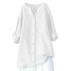Womens Cable Knit Jumper Lapel Button Down Running Waterproof Jacket Womens Workwear Women Gothic Skull Baseball Collar Tiered Cotton Outfits high Neck Tops for Women White Crop top view 2