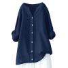 WILLBEST Cotton Shirt Pullover Sweatshirts Light Waterproof Jacket Women Ladies Tops Size 12 Shirt Jacket Coats Sweatshirts Pullover Tops Formal Cotton Outfits for Women Compression Men Summer view 2