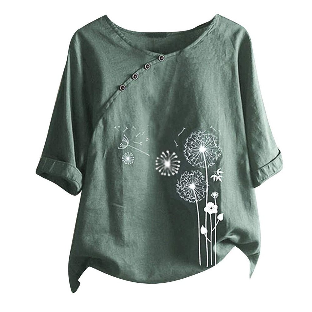 WILLBEST Ladies White Shirt Cotton Jumpers Holiday Crop top y2k 80s Outfits for Women 3/4 Long Sleeve Blouse Tshirts o-Neck Print lace Cardigans for Women UK Down Coat Womens Shirt Dress Hiking