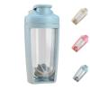 ALINUOYQ Shaker Bottle 500ml Protein Mixes Shaker Bottle with Whisk Ball, Blender Shaker Bottle BPA-Free Leak Proof Shaker Cup with Handle, Mixer Cup Pre-workout Cup for Gym, Office, Travel view 1