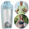 ALINUOYQ Shaker Bottle 500ml Protein Mixes Shaker Bottle with Whisk Ball, Blender Shaker Bottle BPA-Free Leak Proof Shaker Cup with Handle, Mixer Cup Pre-workout Cup for Gym, Office, Travel view 2