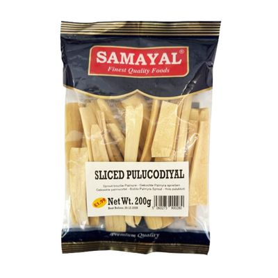 FreshCart Basics Samayal Sliced Pulucodiyal sticks, Sun-dried Palmyrah root, Snack made from palmyra palm tubers, Odiyal-200g (Pack of 1)