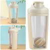 ALINUOYQ Shaker Bottle 500ml Protein Mixes Shaker Bottle with Whisk Ball, Blender Shaker Bottle BPA-Free Leak Proof Shaker Cup with Handle, Mixer Cup Pre-workout Cup for Gym, Office, Travel view 2