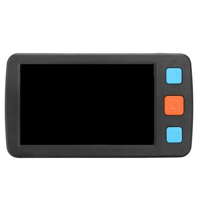 Portable Electronic Reading Aid,17 color modes, portable digital magnifier,5.0 inch handheld digital magnifier for low vision writing reading and bills for low vision seniors,Black