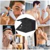 Acrylic Shaver Holder - Clear Acrylic Storage Stand, Multi-Function Cosmetic Storage Organizer for Toothbrush, Shaving Cream, Shaving Brush, Brush view 4