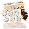 Bobalife Bubble Tea Making Kit - Gluten Free Barista Popping Boba & Tapioca Pearl Set - 6 Flavored Bursting Bubbles & 4 Instant Pearls - Bubble Tea Kit with Bamboo Straws - Vegan Gift Set view 1