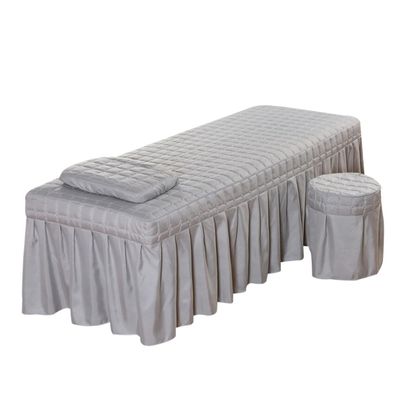 Bedskirt Solid Beauty Salon Massage Table Bed Sheet Bedspread Massage Sheet Bed Full Cover with Skirt 1pcs 190x80cm