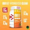 Dymatize ISO 100 Hydrolized Clear Peach Ice Tea 900g Whey Protein Powder view 4