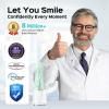 COSLUS Water Teeth Flosser Picks: 4 Modes Cordless Irrigator 300ML Portable Electric Flossing Machinerie for Teeth Cleaning Rechargeable Waterproof Tooth Pick Set Cleaner for Travel Home C30(FC5360) view 2