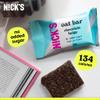 NICKS Oat bar chocolate fudge, Traditional Flapjack Energy Snack, High Fiber Cake Biscuit No Added Sugar (12 x 35g) view 3