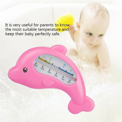 Baby Dolphin Thermometer Dolphin Thermometer Baby Thermometer Baby Water Thermometer Infants Bathing Cute Animal Thermometers Safety Bath Care (rose red dolphin)