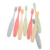 Beaupretty 8pcs Childrens Soft Bristle Toothbrush Set Portable Wear-Resistant Training Toothbrushes Candy Colors for Baby Oral Care and Travel view 1