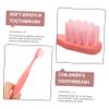 Beaupretty 8pcs Childrens Soft Bristle Toothbrush Set Portable Wear-Resistant Training Toothbrushes Candy Colors for Baby Oral Care and Travel view 4