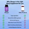 Advanced Sleep Complex | 6 High Strength Sleep Support Ingredients | Magnesium Glycinate | Suitable for Long Term Use | 1 Month Supply of Sleeping Tablets | Vegan view 4