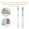 Beaupretty Hard Bristle Mens Toothbrushes 4pcs, Large Head Manual Cleaning Brushes for Teeth Stain Removal, Lightweight Portable Travel Toothbrushes for Adult Oral Care view 3