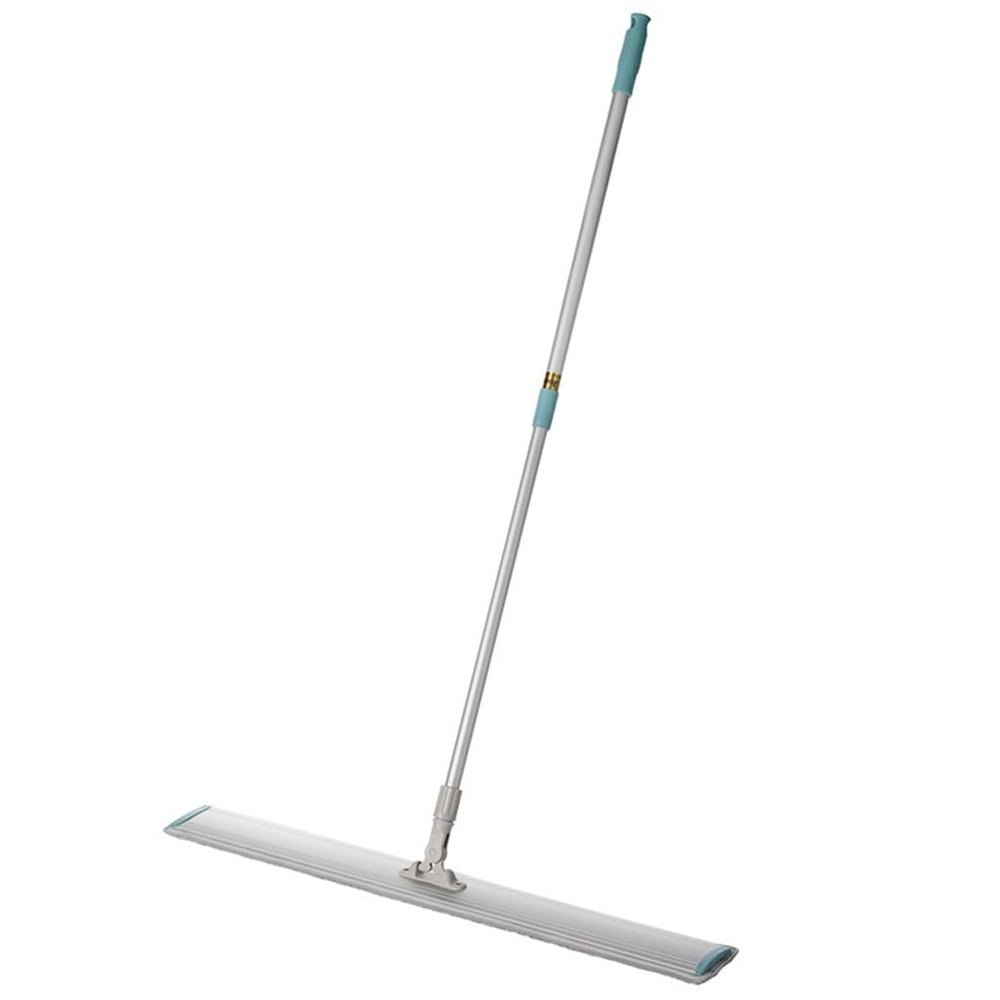 OUZBEM 90 Type Hand Wash Free Mop - Aluminum Plate Sticky Cloth Flat Mop - Dual Purpose Lazy Person Household Mop vision