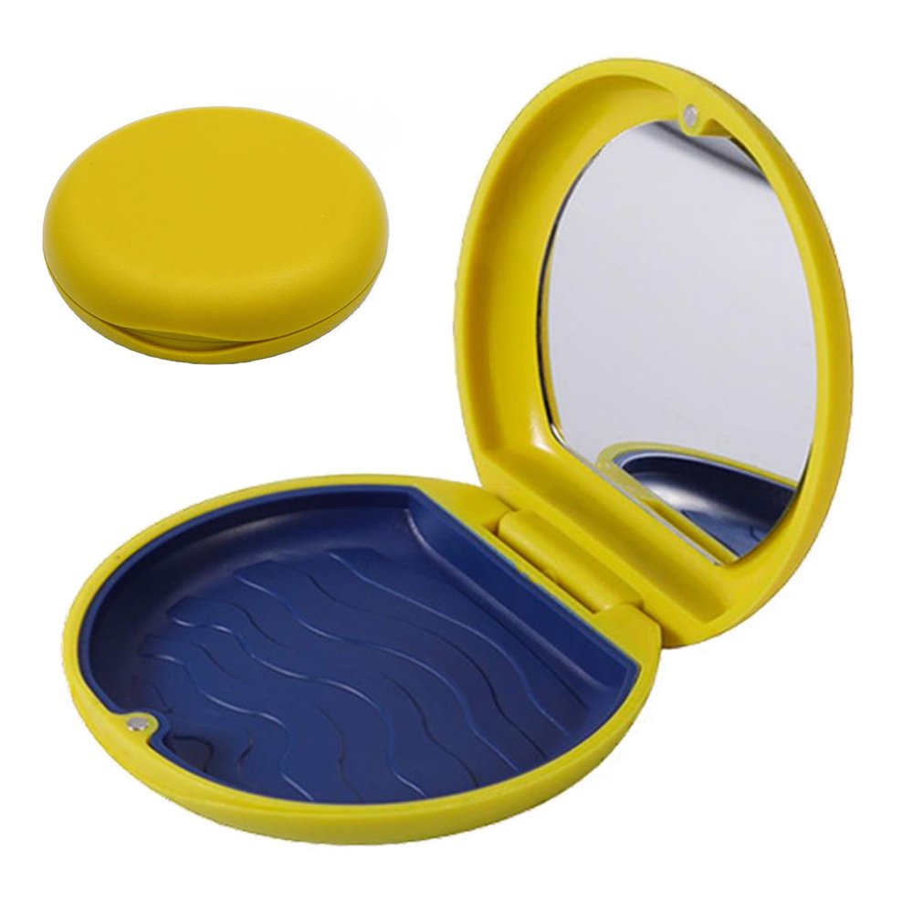 Denture Cases - Men Women Portable Denture Case,Extend Denture Life Denture Case with Integrated for Mountaineering, Outing, Camping