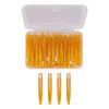 Interdental Brush for Cleaner Interdental Brush Toothpick Flossing Head,Easy Use Tooth Cleanings Tool Interdental Brush Toothpick, 60 Pcs /576 (Color : Orange) view 1