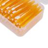 Interdental Brush for Cleaner Interdental Brush Toothpick Flossing Head,Easy Use Tooth Cleanings Tool Interdental Brush Toothpick, 60 Pcs /576 (Color : Orange) view 3