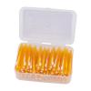 Interdental Brush for Cleaner Interdental Brush Toothpick Flossing Head,Easy Use Tooth Cleanings Tool Interdental Brush Toothpick, 60 Pcs /576 (Color : Orange) view 4
